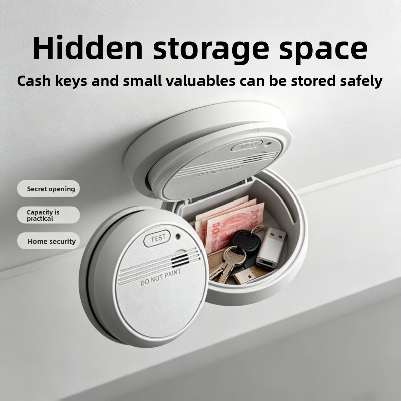 Home Security Box - Detector de Fumaça Simulado Realista com