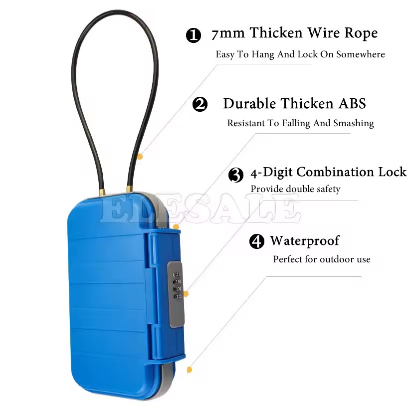 Criativo portátil de 4 dígitos - Home Security Box avaliação e preço